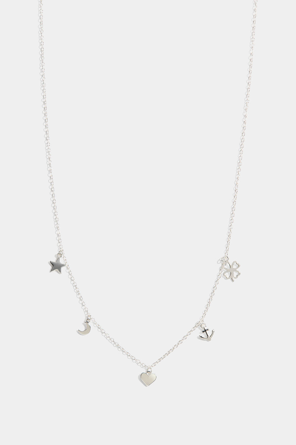 Halskæde i ægte sølv med vedhæng