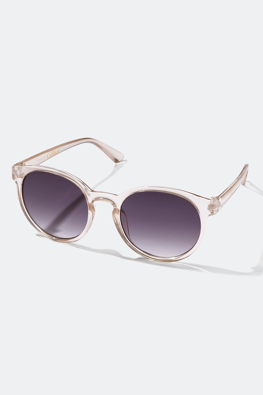 Køb Transparente solbriller tonede glas på Glitter.dk